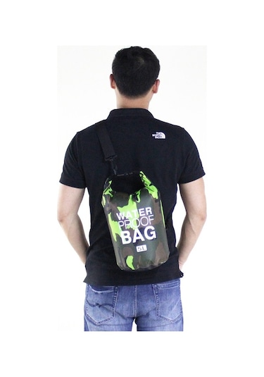 Trendooze Yeşil Tek Su Outdoor Hafif Geçirmez Çok Çanta-5l Askılı Amaçlı Ef Yeşil