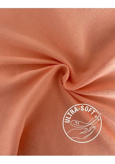 Kaşkorse Yarım Boğaz Body Sweatshirt, Fitilli Kumaş, Likralı, Bordo Yavru Ağzı