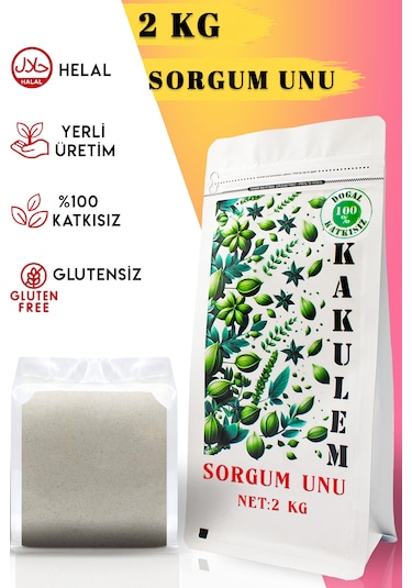 Kakulem Glutensiz Yerli Sorgum Darı Unu 2 Kg