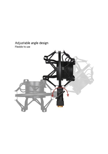 Didadodo Springsun Pro Metal Mikrofon Şok Tutucu - 43-46mm, Titreşim Önleyici Yayın/kayıt İçin