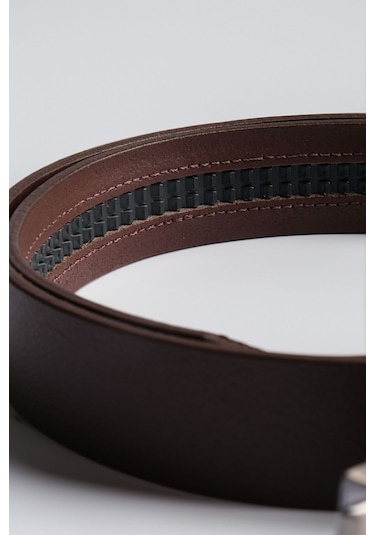 Manda Derisi Otomatik Tokalı Deliksiz Erkek Kemeri - Otomatik Kemer Çokrenkli