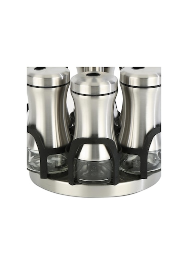 Vitale Gümüş Renkli 6'lı Baharatlık Seti Mtfk.0127