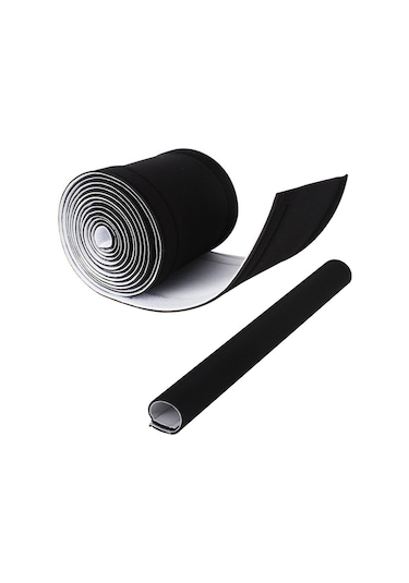 Geeksen Neopren Kablo Saklama Kılıfı - Tv, Bilgisayar Ve Buzdolabı İçin 203cm Dıy Kablolama Düzenleyici Siyah