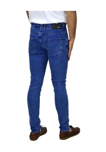 Erkek Jeans Pantolon Silim Fitt 310 Bgl-st04489 Mavi