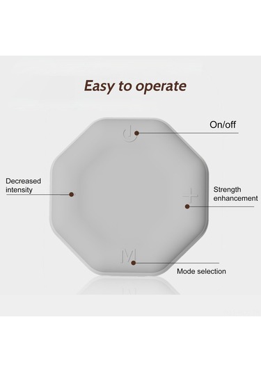 Ruicoo Portatif Düşük Frekanslı Puls Massage Aleti - Bacak, Bel, Omuz, Boyun İçin Mini Masajcı - 2 Ana Ünite + 2 Yama + Şarj Kutusu + Kumanda - Siyah Siyah