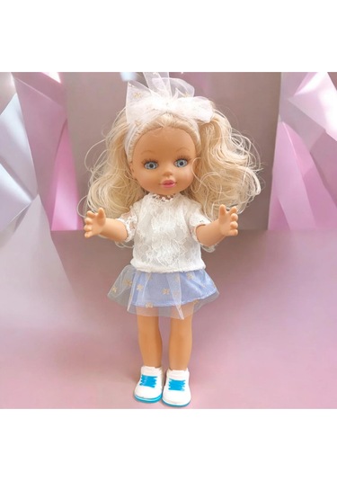 Dilayda Baby Şarkı Söyleyen Hareketli Eklemli Gerçekçi Vinil Et Bebek 35 Cm