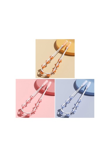 Omuz Boyun Ve Sırt Tarama Meridyeni Manuel Rulo Masajı Pembe Çok Renkli