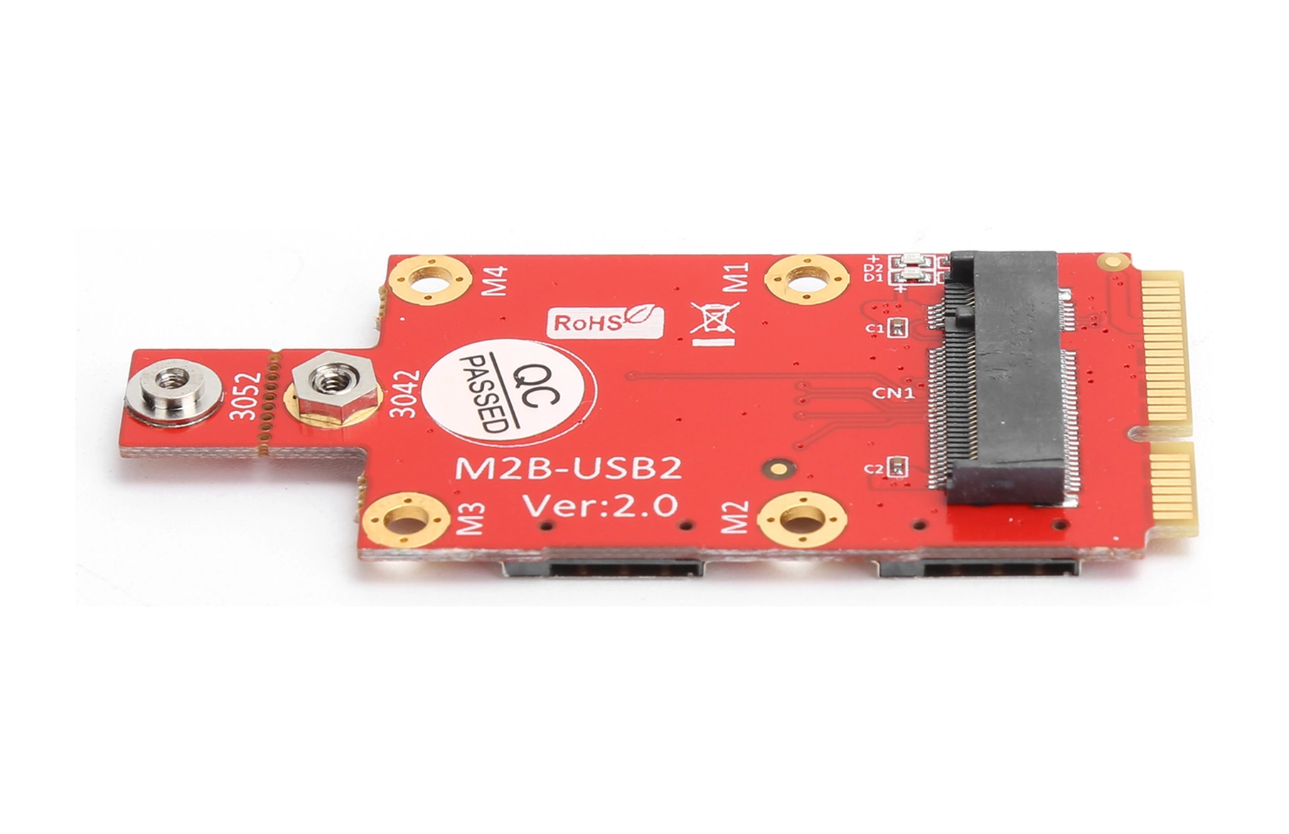 Xiyyadms M.2 Anahtar B 3042/3052 Wwan Modülü İçin Mini Pcı-e Dönüştürücü - Çift Nano Sım Kart Takımı, Usb 2.0 Desteği