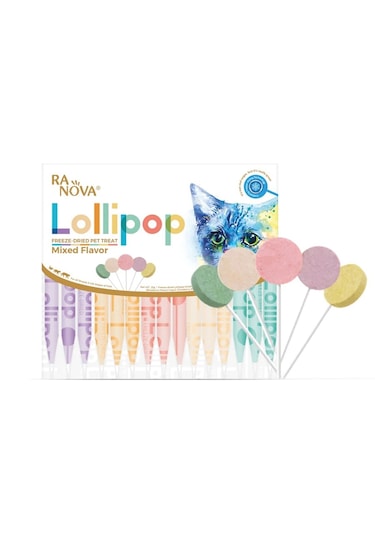 Ranova Kediler İçin Karışık Lezzetli Lolipop Ödül 15 x 1.4 G