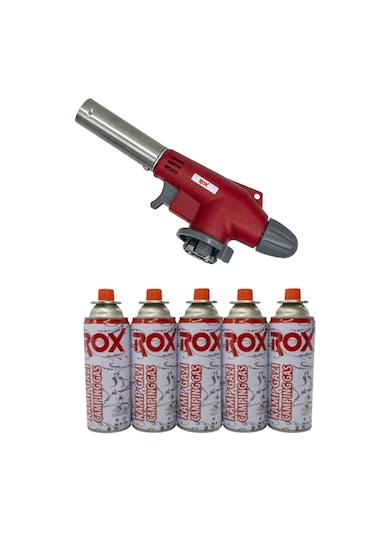 Rox T01s Kamp Hazır Pürmüz Ve Tüp Seti 5.ad Tüp 227gr +pürmüz