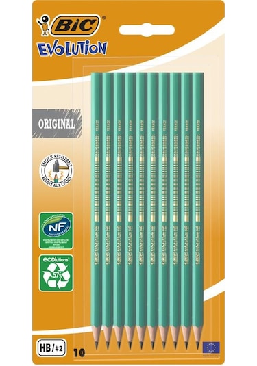 Bic Eco Evolution 650 Kurşun Kalem 10'lu Blister