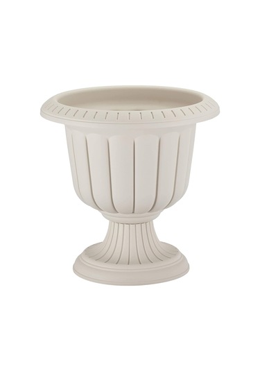 Plastik Nergis Saksı Beyaz 25.3 Lt No:2