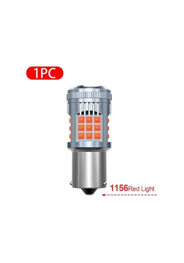 Kırmızı Seametal Süper Parlak Led Canbus Işık 1156 Ba15s 1157 Bay15d P21/5w Dönüş Sinyali Için Hata Yok 1156
