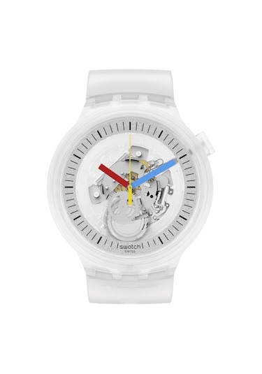 Swatch SB01K100 Clearly Bold Unisex Kol Saati