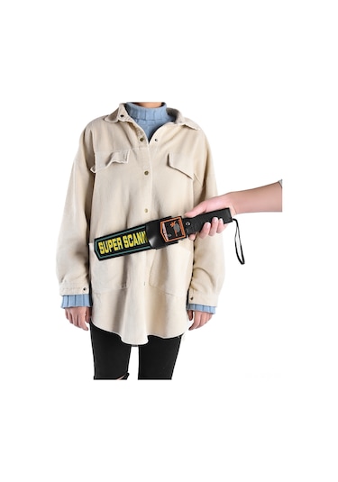 Geeroyoo El Tipi Metal Dedektörü - Yüksek Hassasiyetli, Ses Ve Titreşim Alarmı, Taşınabilir, Güvenlik Kontrolü İçin Patx/md3003b1