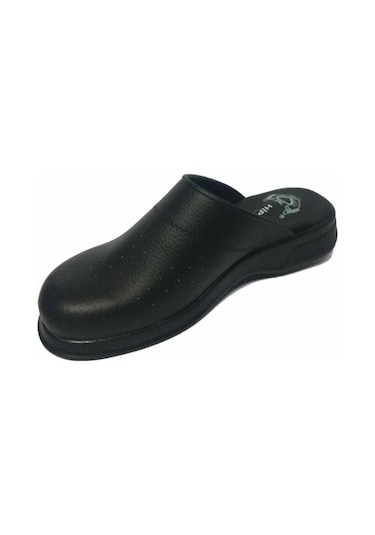 Doktor-Hemşire-Hastane Terliği Bay Bayan Siyah Sabo Terlik