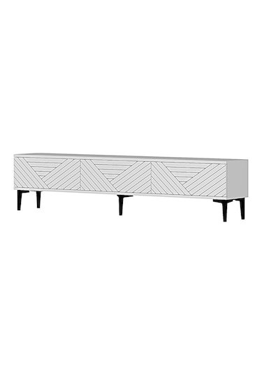 Tsa1804b - Ferro180 Tv Stand, Tv Sehpası Beyaz 180cm Beyaz