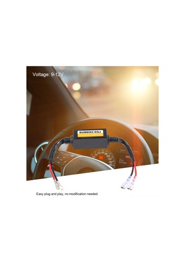 Konesam Led Far Ve Sis Farı Hatası Giderici Decoder Seti 2 Adet - Canbus Uyumlu, Titreme/radyo Paraziti Sorunları Çözücü, Plug&play