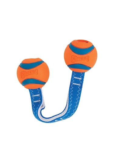 Chuckit Ultra Duo Tug 2'li Köpek Çekiştirme Topu Küçük Boy 25.5 x 5.1 x 5.1 CM