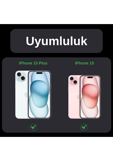 Safeus Safir Temperli Kamera Lens Koruyucu Apple Uyumlu iPhone 15 Plus Ve İle Mavi