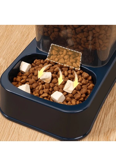 Honeybeeshop Light Blue Su Ve Mama Kabı Plastik Evcil Hayvan Kaseleri Seti Kedi Ve Köpekler İçin Dayanıklı