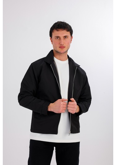 Flecto Su Ve Yağmur Geçirmez Yağmurluk - Siyah Siyah