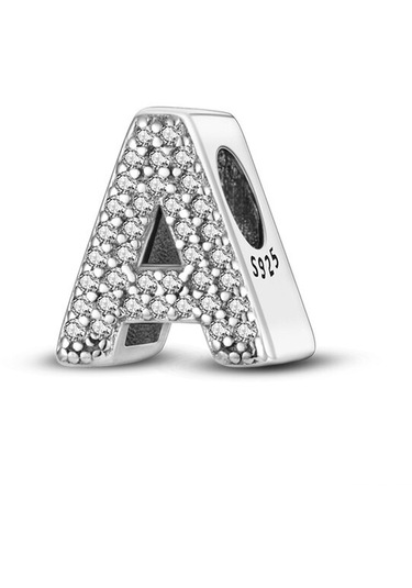 Fubena Taşlı Harf Charm - A