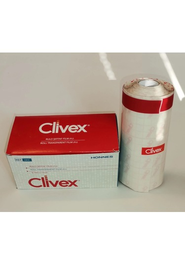 Clivex 15cm X 9.14 Metre Pu Şeffaf Su Geçirmez Film Yara Örtüsü C