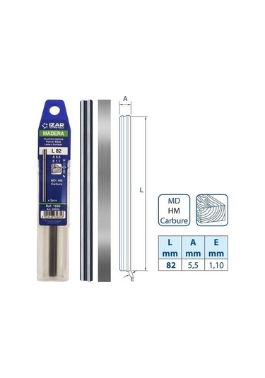 İzar Planya Bıçağı 82 Mm 1 Çift