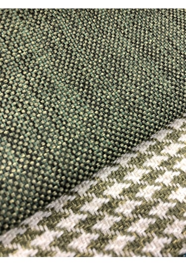 Enesar Home Yeşil Keten Döşemelik Kumaş Premium Dokuma 127 100 x 140 cm