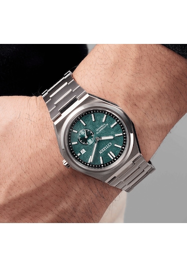 Citizen Nj0180-80x Zenshin Super Titanium Small Seconds Erkek Kol Saati Titanyum