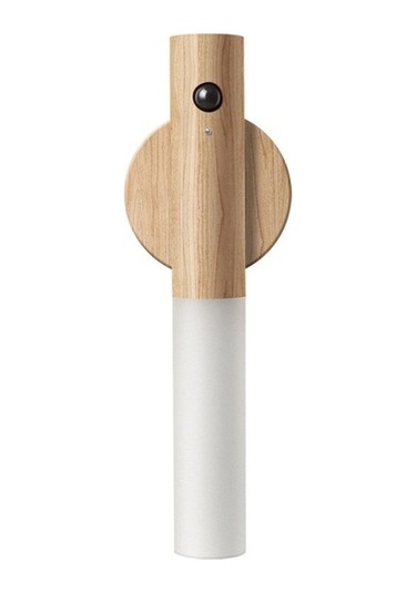 Szypzstore Yaratıcı Ahşap Akıllı Insan Vücudu Sensörü Gece Lambası Rqbndz Mor - Sarı