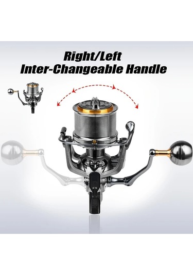 Motion003 Proberos Nag10000 Serisi Ambidextrous Aluminyum Dönen Olta Makarası Deniz Balıkçılığı İçin Ideal