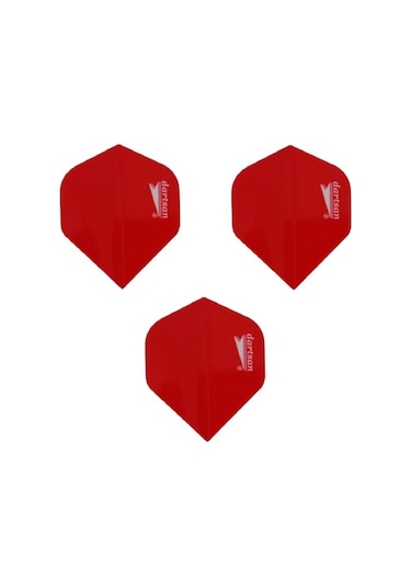 90 Adet (30 Set) Dart Flight-Flayt Set. Beyaz, kırmızı, siyah ren