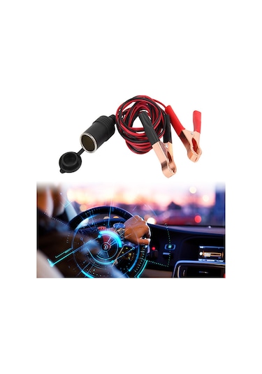 Kosona 12v 50a Akü Bağlantı Kablosu, Araba Füze Koruma, Su Geçirmez, 200cm Uzunluk, Plastik Ve Bakır Malzeme, Elektrikli Cihaz Besleme