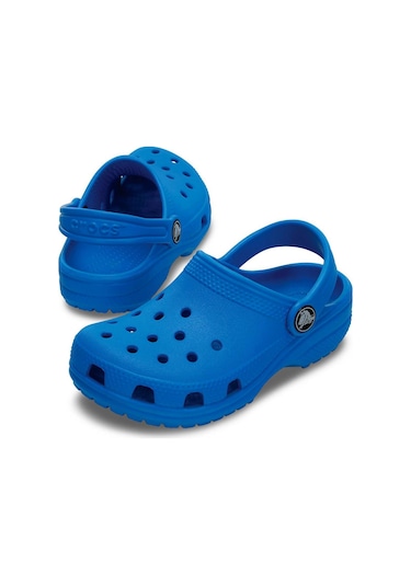 Crocs Classic Clog Unisex Çocuk Terlik 206991 Saks Mavi