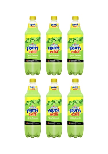 Uludağ Frutti Extra Yeşil Limonlu 1 Lt X 6 Adet