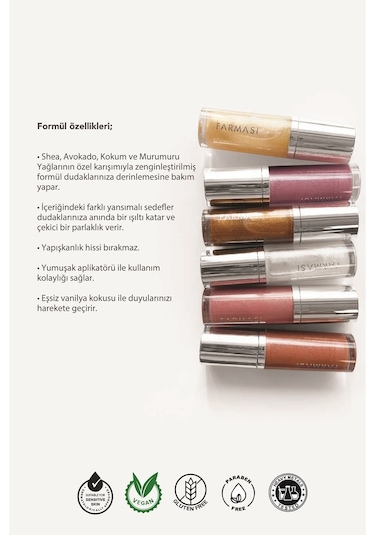 Farmasi Ultimate Shine Dudak Parlatıcısı 02 Shiny Copper