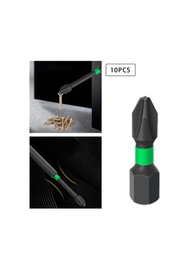 Lijinxu 10 Adet Manyetik Tornavida Bit Seti Elektrikçi Için 25mm