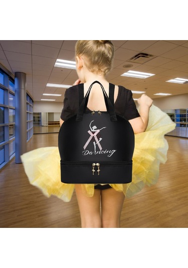 Suntek Bale Dans Sırt Çantası Sporları Seyahatleri İçin Siyah