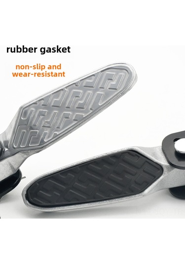 Youmex Elektrikli Araçlar İçin Katlanabilir Nylon Pedal Seti - Dayanıklı, Kolay Kurulum, Konfor Artırıcı - Yeni Ulusal Standart Uyumlu Vidalılar Dahil