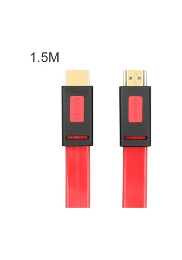 Novahub Ult-unite 4k Ultra Hd Altın Kaplama Hdmı - Kablo Uzunluğu: 1.5m Şeffaf Kırmızı Gümüş, Düz Hdmı Kablo