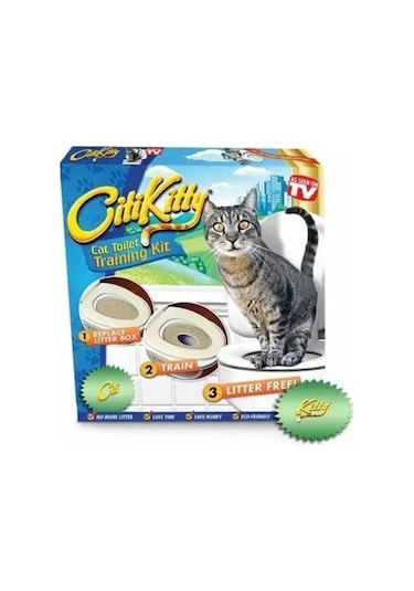 Mk Exclusıve Citikitty Klozet Kedi Tuvaleti Eğitim Seti
