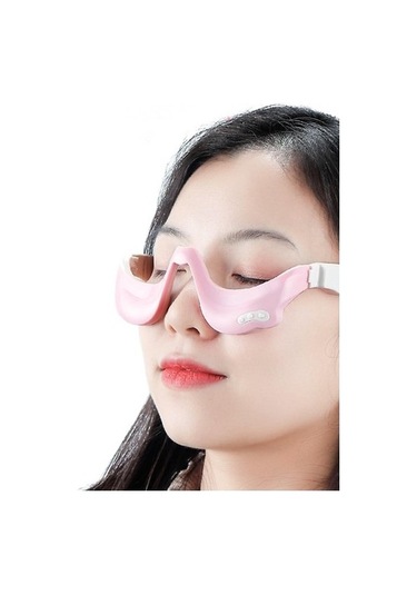 3d Ems Mikro-akım Darbe Gözü Rahat Masaj Isıtma Tedavisi U3e91w Pembe