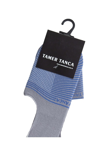 Tamer Tanca Erkek Pamuklu Gri Çorap 855 Spr 0007 Erk Crp 40-45 2lı Set Grı/mavı Gri
