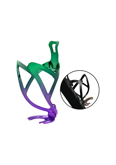 Suntek Bisiklet Su Şişesi Tutucu Ultralight Yol Mor-yeşil Mor - Yeşil