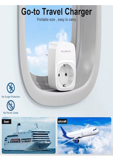 3680w 2.4a 2xusb 1xtype-c 1xsoket Alman Akım Korumalı Saf Bakır Ç