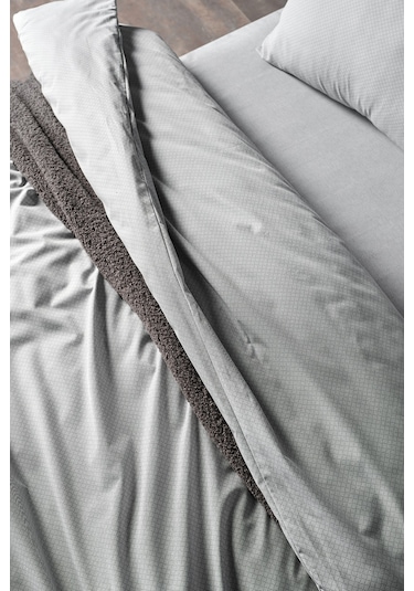 Pure Touch Nevresim Takımı Tek Kişillik Koyu Gri Koyu Gri