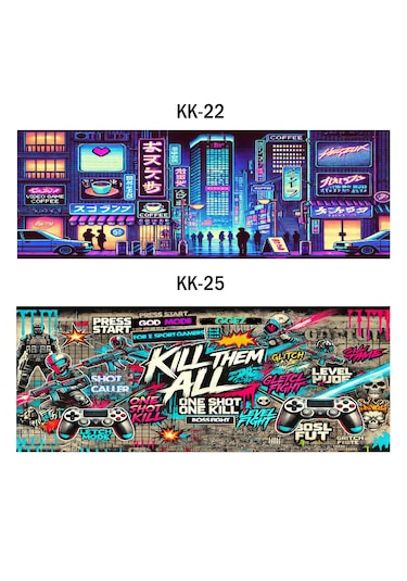 Gaming Oyuncu Xl Mouse Pad Kaydırmaz Dikişli Mousepad 80x30 Cm