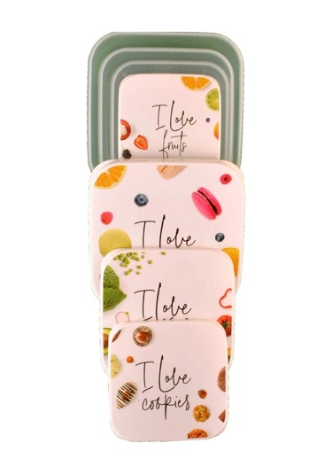 River World 1 Adet Üstüste Kilitlenebilen Saklama Kabı Kavanozu